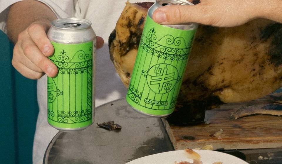 La bière en édition limitée de Río Azul et Califato 3⁄4 que vous pouvez déguster cet après-midi.