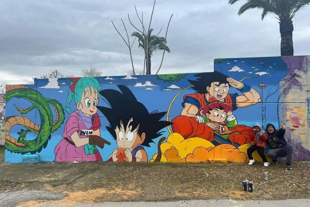 Mural Dragon Ball Sevilla