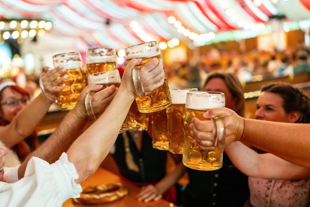 Camas est la canne de la fête de la bière