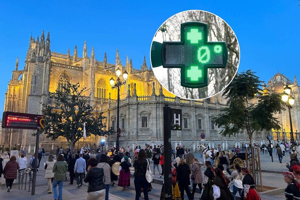 Temperature drop Seville 0 degrees