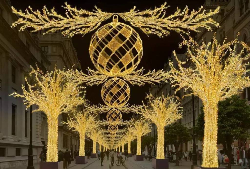 Luces Navidad Sevilla Avenida Constitución