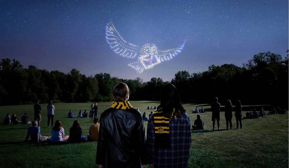 Pour deux soirs seulement : 1 200 drones recréeront des moments des films Harry Potter™ dans le ciel de Séville