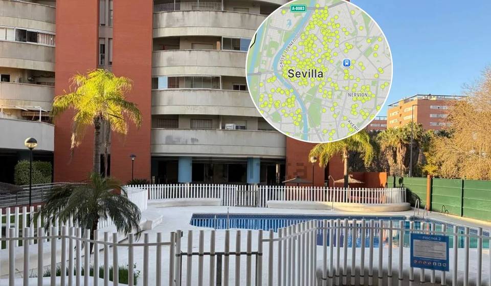 The neighborhood where rents fell the most in Seville is the one with the cheapest apartments: a 3-bedroom home with a pool for €950 a month