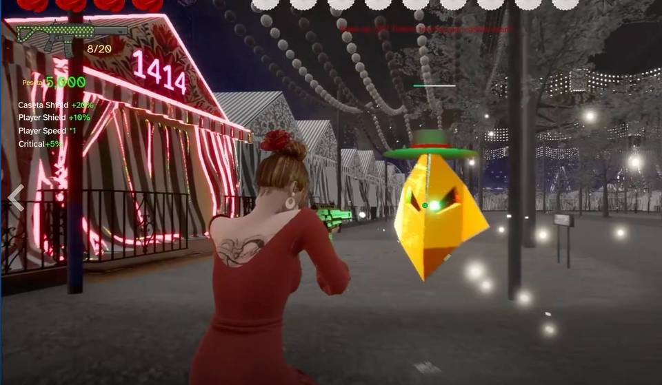 Andalusian cyberpunk: the video game that turns the April Fair into a battlefield against AI