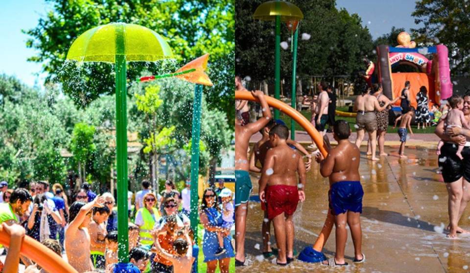 Fête de l’eau avec canon à mousse et structure gonflable de 12 mètres : le programme familial gratuit de ce samedi pour fêter le début de l’été dans l’Aljarafe