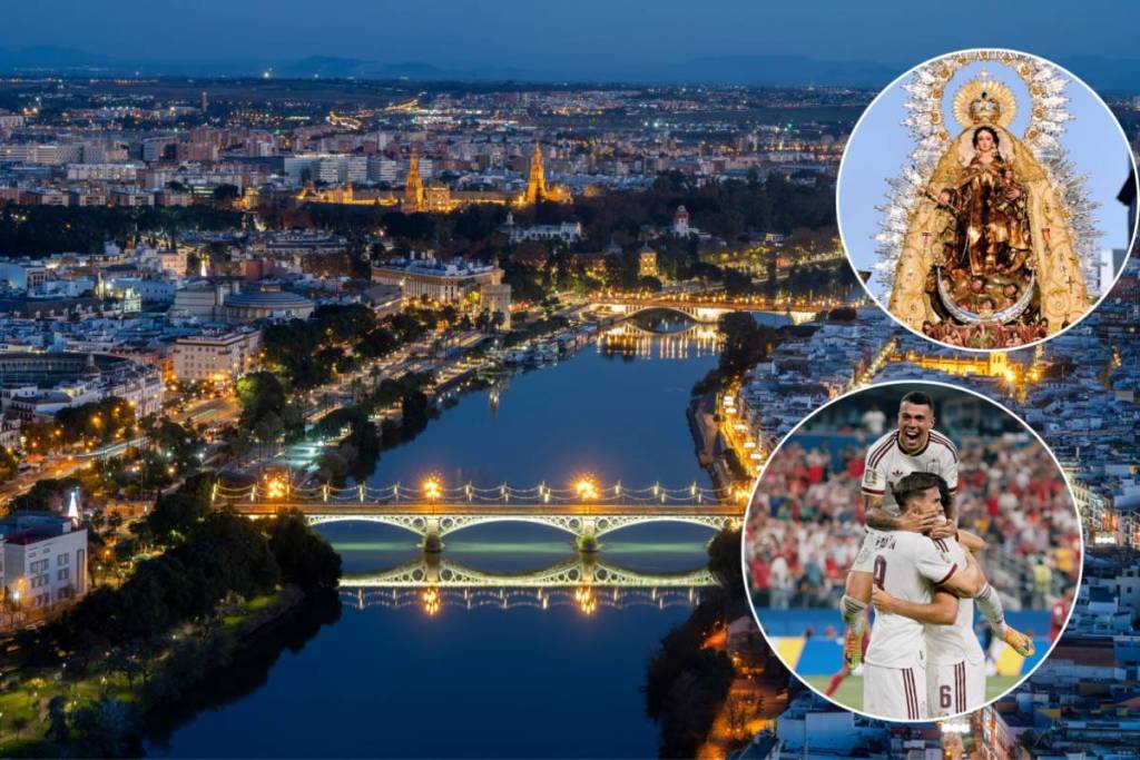 Procesión Virgen del Carmen de Calatrava partido España contra Argentina final del mundial Sevilla