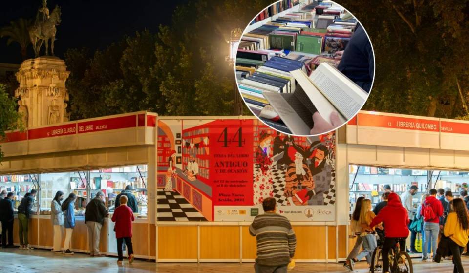 The Seville Antique Book Fair kicks off tomorrow with out-of-print treasures, movie posters, and an opening address by Héctor Abad Faciolince
