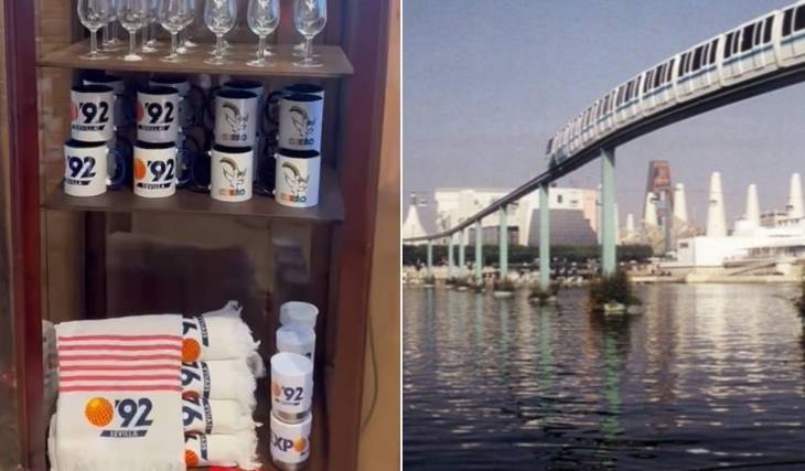 Plus de 30 ans plus tard, une boutique dédiée à l’Expo 92 ouvre ses portes à Séville, avec des pins rétro, des casquettes et des souvenirs de Curro