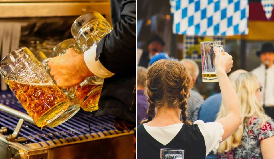 The “Spanish-style Oktoberfest” is just half an hour from Seville: 3 days of beer, long tables, concerts, and free admission