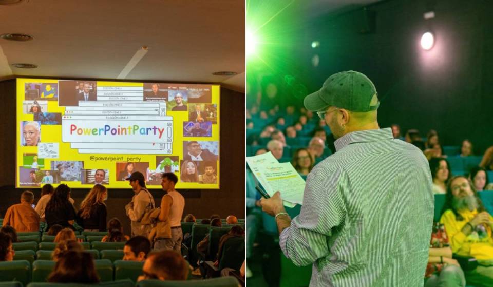 The PowerPoint Party phenomenon makes its debut at the Nervión Plaza Cinemas in Seville