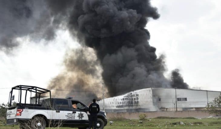 Se reportó incendio en el Parque Industrial Ziporex II