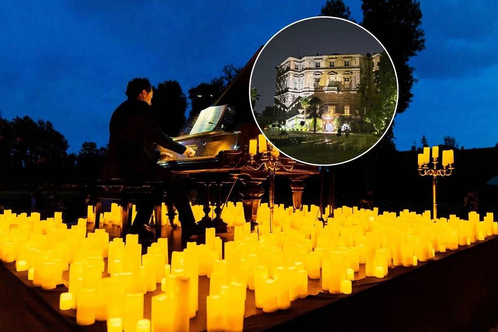 Migliaia di candele e un castello del 1171: a Torino arrivano i concerti all’aperto dove ascoltare Einaudi e i Coldplay in versione classica sotto le stelle