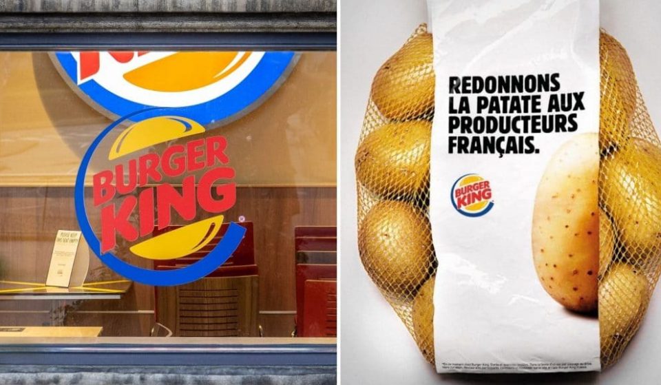 Insolite : Burger King va offrir un kilo de patates à chacun de ses clients !