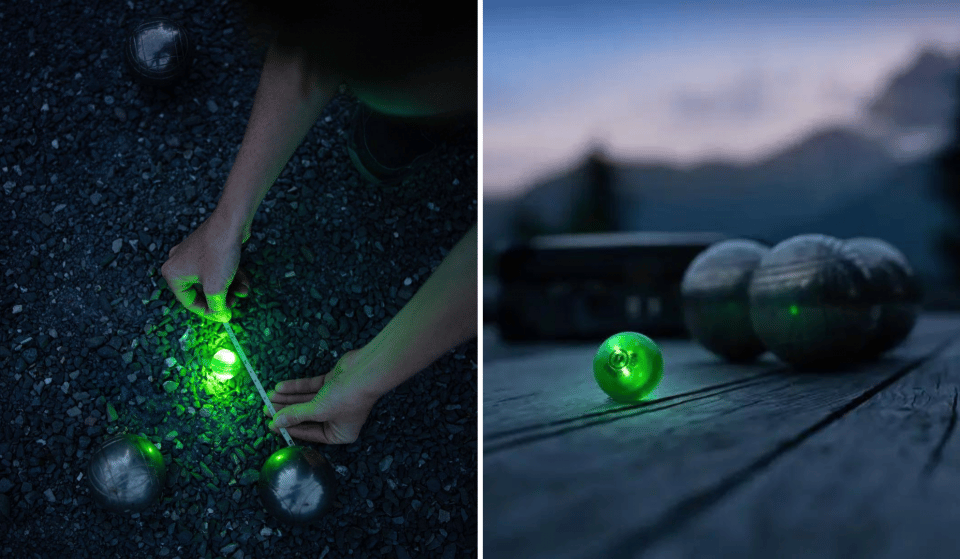 Pétanque : un toulousain invente un cochonnet lumineux pour jouer toute la nuit !