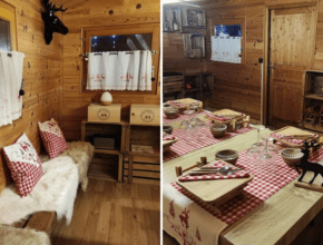 Non loin de Toulouse, vous pouvez privatiser un chalet montagnard pour y manger raclettes et fondues !