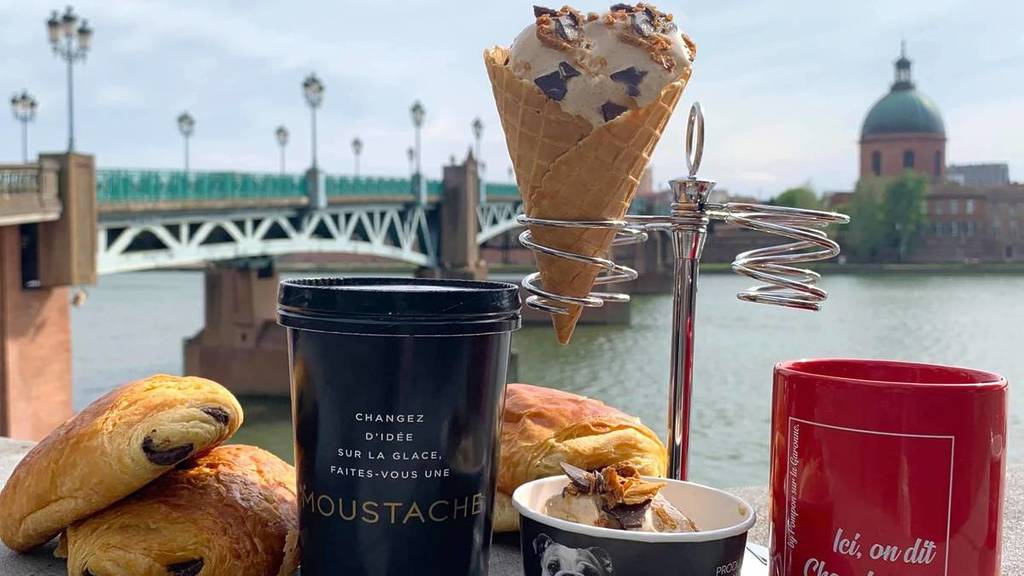 Moustache Ice Cream Shop, Toulouse