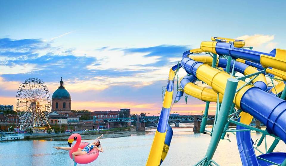 Cet été à Toulouse, la Garonne se transformera en un parc aquatique géant !