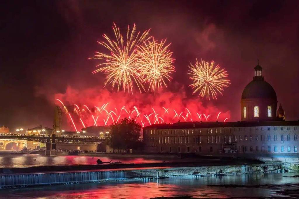 feu d’artifice Toulouse