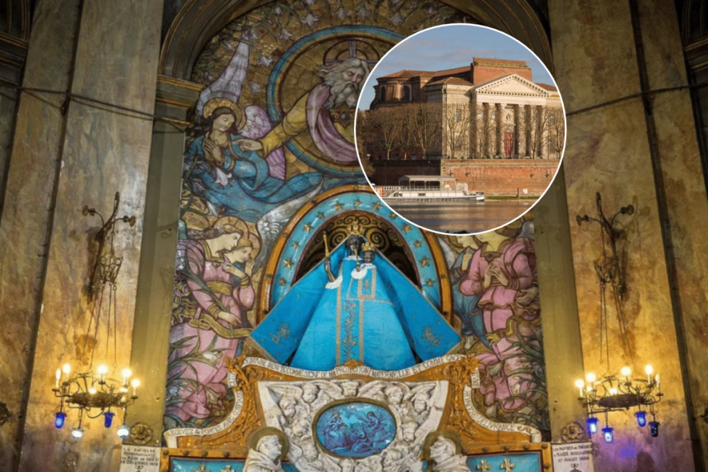 The Black Madonna of the Basilica of La Daurade in Toulouse