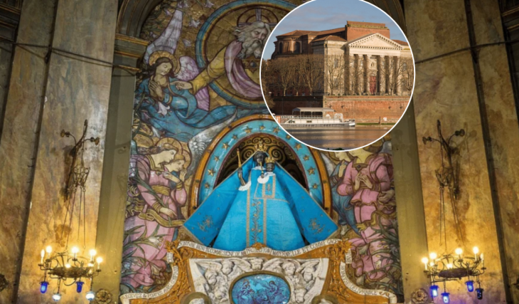Cette Vierge Noire de 2 mètres que l’on peut admirer dans une basilique bien aimée des toulousains possède une incroyable garde-robe signée Yves Saint-Laurent, Christian Lacroix et Castelbajac