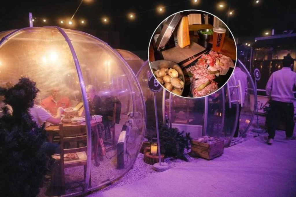 Les deux Friches Gourmandes de Toulouse déploient 14 télécabines et 13 igloos sur leurs terrasses ; dès le 3 novembre, on pourra y manger une formule raclette pour 23 €