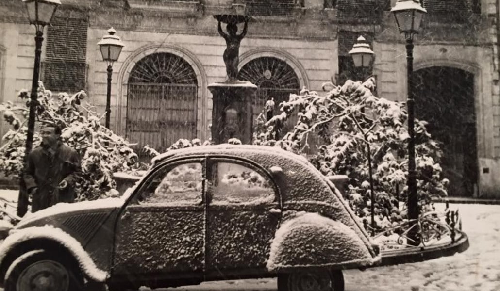 Así fue la gran nevada de 1960 en Valencia