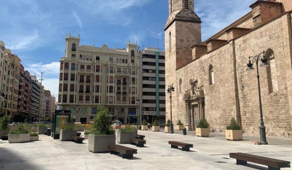 Así ha quedado la nueva plaza de San Agustín de Valencia