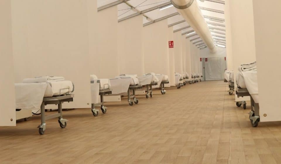 La Fe de Valencia ya prepara un hospital de campaña ante el aumento de casos de coronavirus