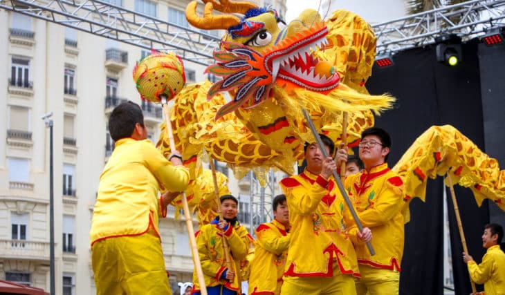 Non sarà nella città di Valencia: Torrent ospita questa domenica la grande parata del Capodanno cinese rimandata a causa del vento.