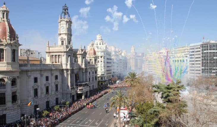 Confirmed: the calendar of all the mascletás and fireworks displays for Fallas 2026