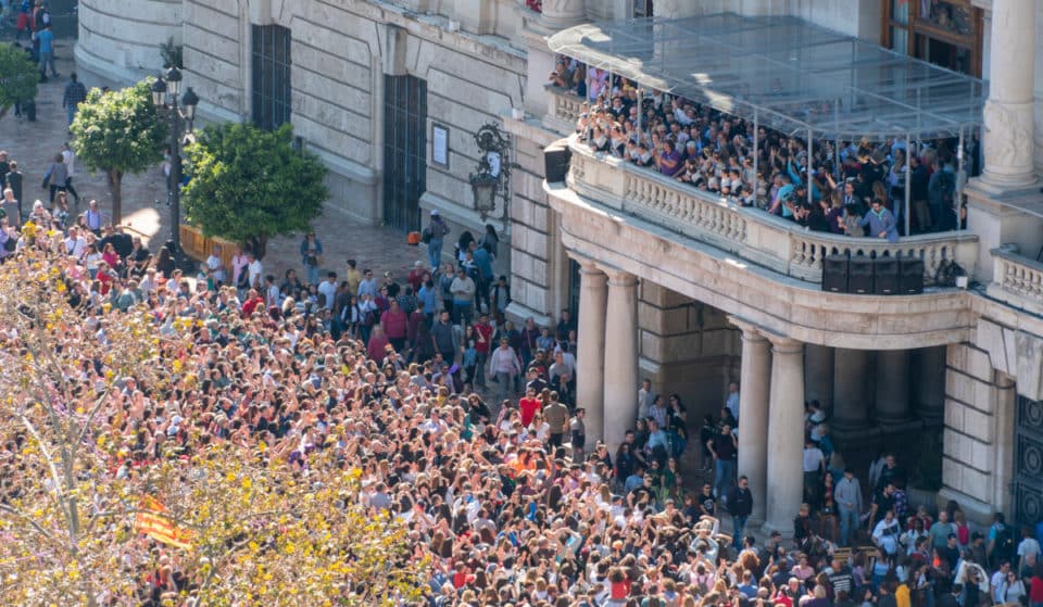 Valencia sorteará entradas para ver la mascletá desde el balcón del ayuntamiento