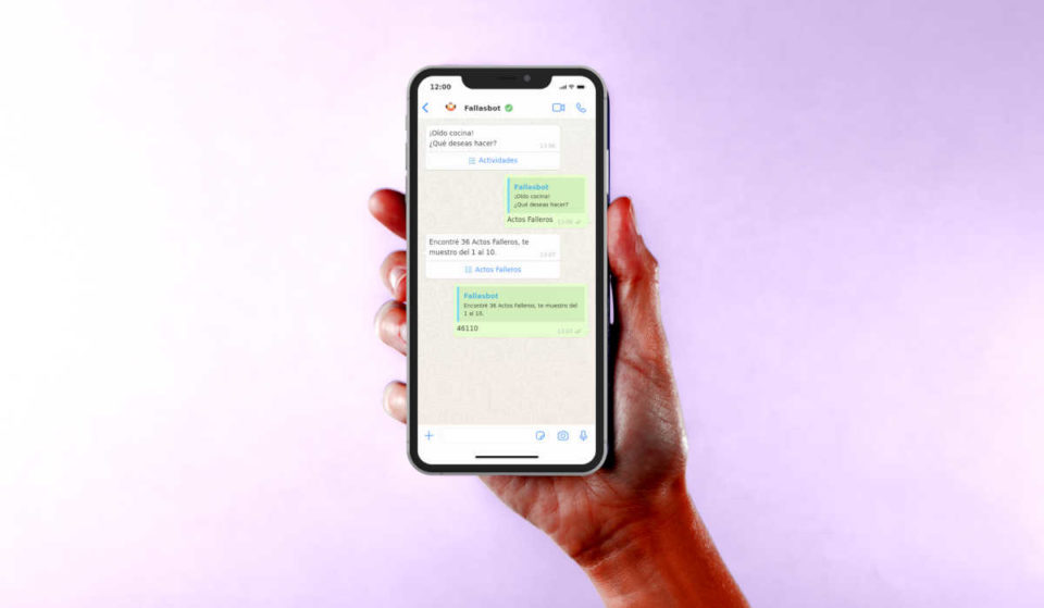 El asistente de Whatsapp que te informa de todo lo que pasa en Fallas