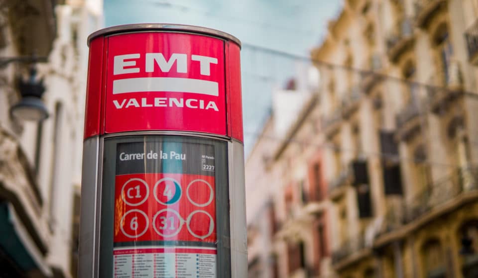 Le nuove tariffe degli autobus EMT Valencia a partire da oggi