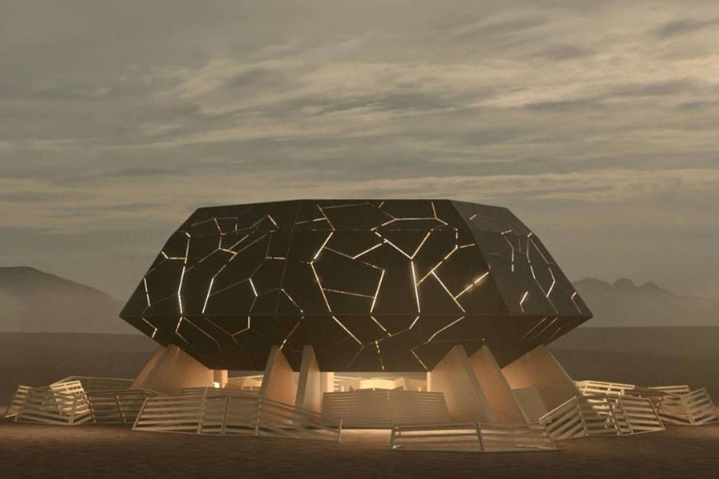 Il Burning Man USA avrà un padiglione dedicato al dana nel 2025: ecco come sarà il tempio