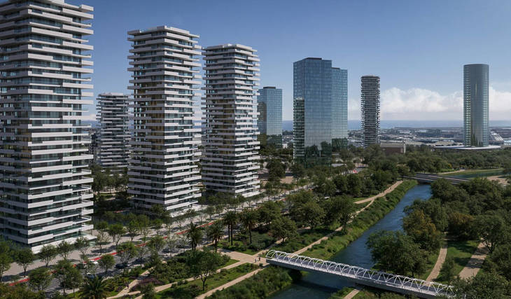 Il nuovo Grau di Valencia: 160.000 m² di aree verdi, 3.204 abitazioni e affitti a prezzi accessibili