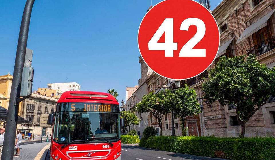 Nuevas líneas de autobús 42, 65 y 96 en Valencia: recorrido y barrios por los que pasarán