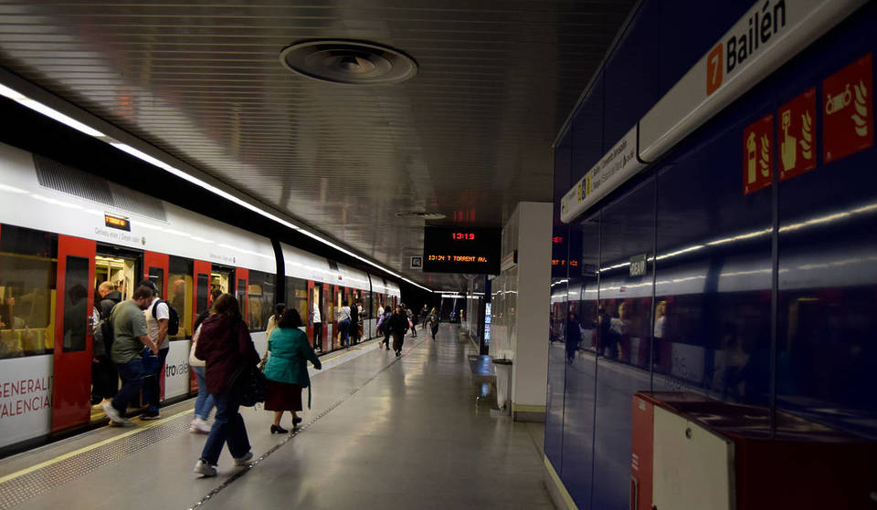 Sciopero della Metrovalencia durante le Fallas 2026: giorni di sciopero, orari e servizi minimi