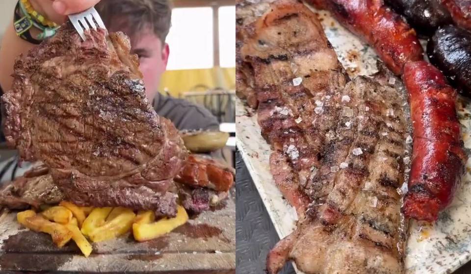 La rosticceria a 50 minuti da Valencia che propone un menu alla griglia a 15 euro: con vino e due vassoi di carne.