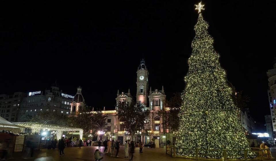 La 2025 accensione delle luci di Natale a Valencia ha ora una data e un orario: quest&#8217;anno sarà anticipata di due settimane