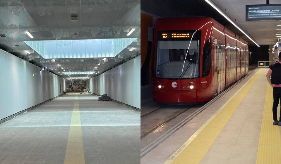 Il collegamento che unirà 4 linee della metropolitana di Valencia sarà inaugurato questo Natale: un trasferimento di 3 minuti a piedi