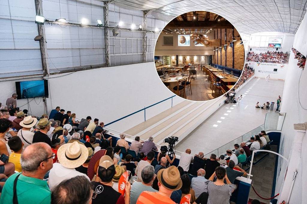 Unique opportunity in Valencia this Saturday: free entrance to the ‘cathedral’ of pilota if you eat lunch at these restaurants