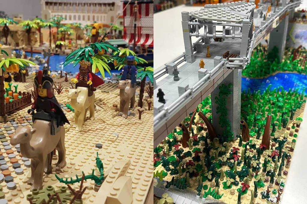 La grande mostra Lego gratuita che ricrea il “Ponte della Solidarietà” della dana a Valencia: laboratori, diorami e appuntamenti