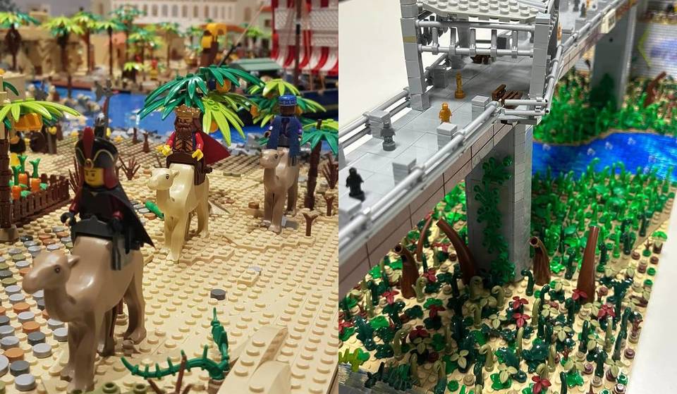The great free Lego exhibition that recreates the ‘Solidarity Bridge’ of the dana in Valencia: workshops, dioramas and dates.