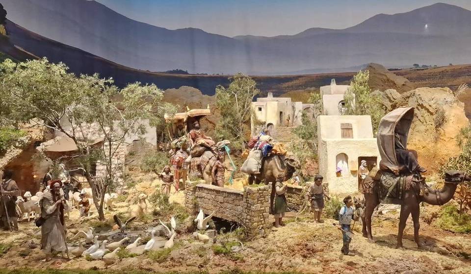 Figuras a tamaño real y 40 m² de arte: así son los 3 espectaculares belenes que llegan al centro de Valencia este martes
