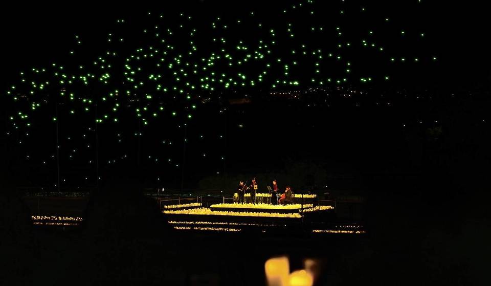 Un plan alternativo a las Fallas y a dos horas de València: 1000 drones dibujarán el cielo durante un concierto de música clásica en tan solo unos días