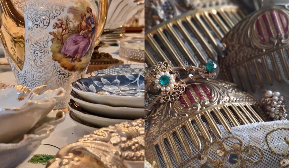 They empty another house in Valencia for Christmas and sell everything in it: from antique sewing machines to vintage jewelry