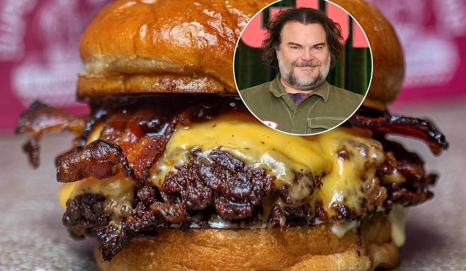 El actor Jack Black prueba la mejor hamburguesa del mundo hecha en Valencia y manda un mensaje a Chris Hemsworth: «Es perfecta»