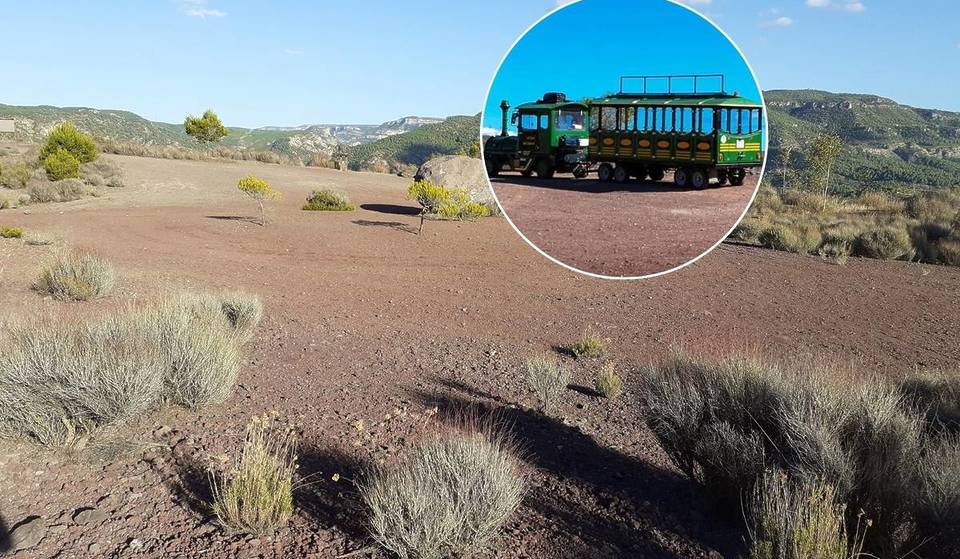 Ni Islandia ni Canarias: la ruta en trenet que te lleva al interior del único volcán de Valencia