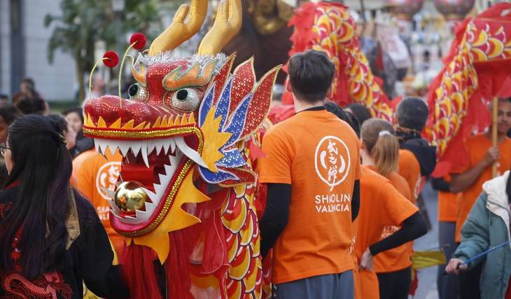 Cabalgata del Año Nuevo Chino 2026 en Valencia: danzas del dragón, talleres y un gran desfile este sábado