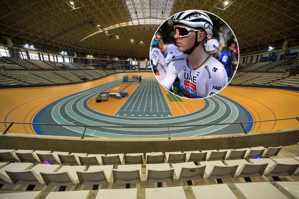 Siena (Italia) 08 de marzo de 2025. Carrera ciclista internacional de las carreteras blancas. Taddej Pogacar protagonista y ganador de la carrera